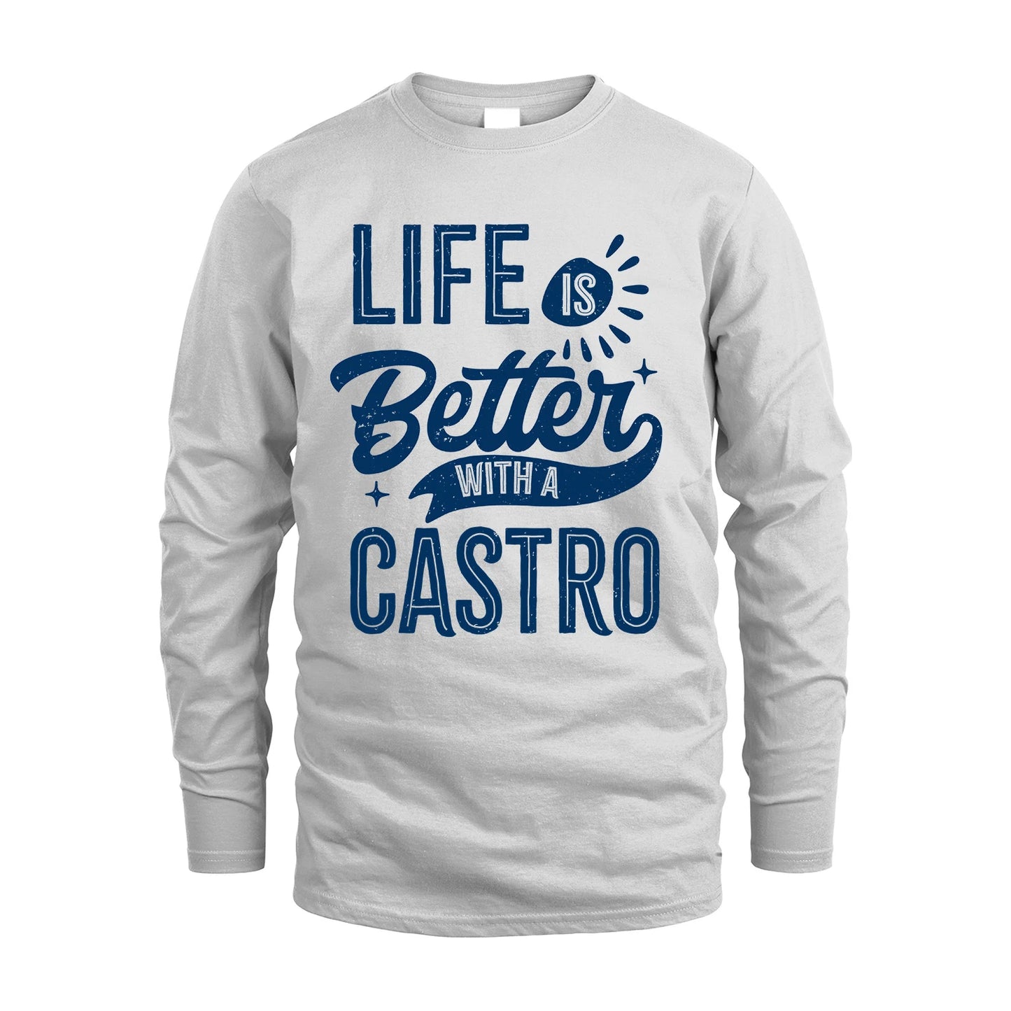 CASTRO 13K1-116 Personalized Name Quote T-Shirt Life Is Better With Unisex Gift