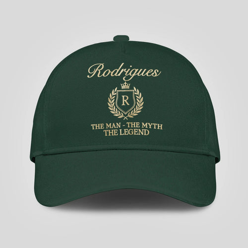The Man The Myth The Legend Crest Forest Green Cap RODRIGUES 13K1 C159PF