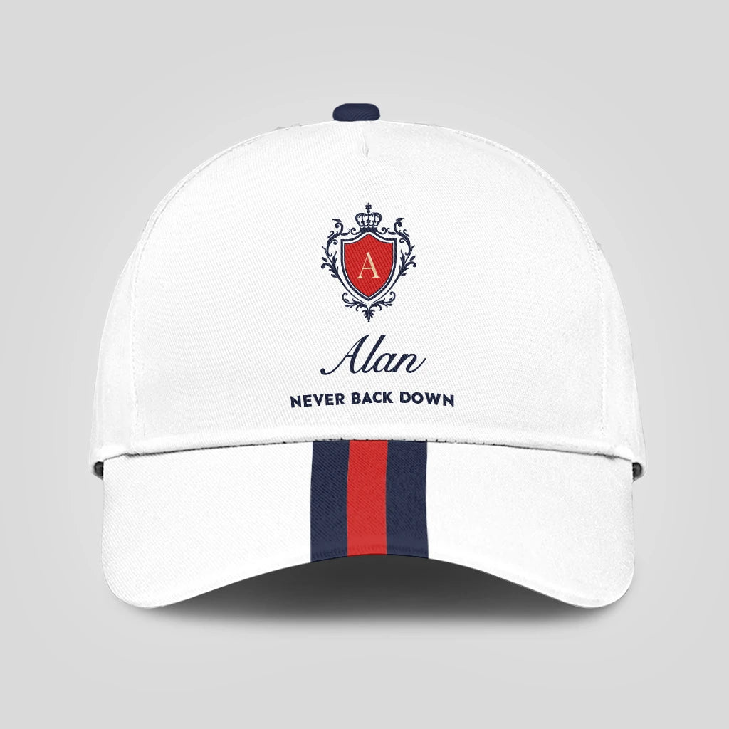Never Back Down Stripped Cap ALAN 13K1 C86PF