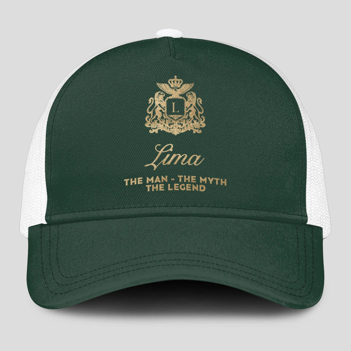 The Man The Myth The Legend Sage Green Mesh Cap LIMA 13K1 C192PF