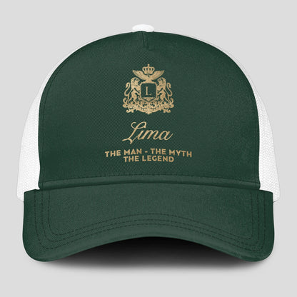 The Man The Myth The Legend Sage Green Mesh Cap LIMA 13K1 C192PF