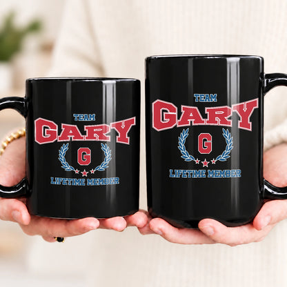 Team Your Name Lifetime Member Sporty Mug GARY 13K1 MG09