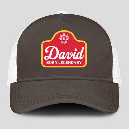Born Legendary Charcoal Mesh Cap DAVID 13K1 C196PF
