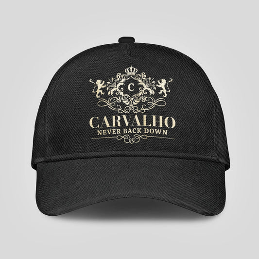 Never Back Down Royal Style Black Cap CARVALHO 13K1 C179PF