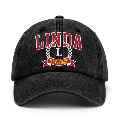 The Man The Myth The Legend Royal Cap LINDA 13K1 C32PF