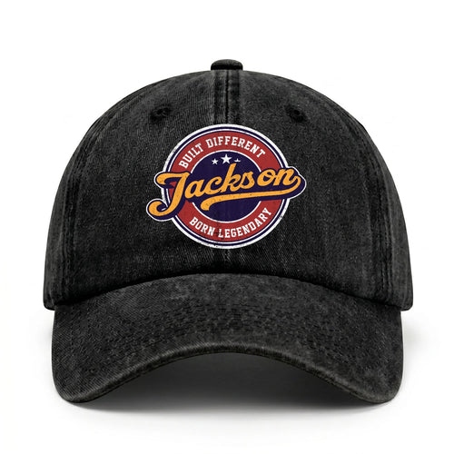 Built Different Born Legendary Logo Washed Cap JACKSON 13K1 C65PF