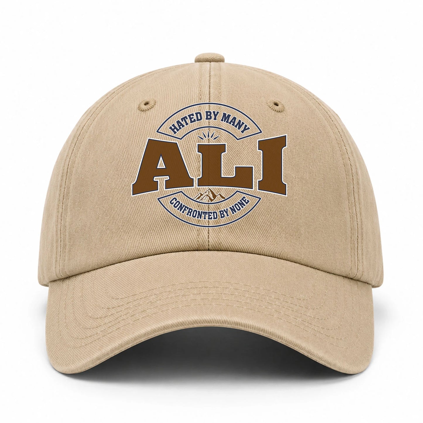 Hated By Many Confronted By None Washed Cap ALI 13K1 C36PF