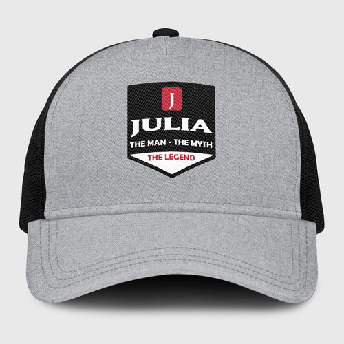 The Man The Myth The Legend Gray Mesh Cap JULIA 13K1 C189PF