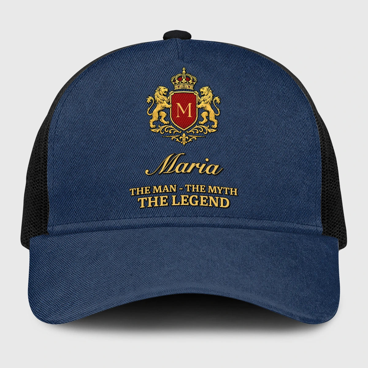 The Man The Myth The Legend Royal Blue Mesh Cap MARIA 13K1 C187PF