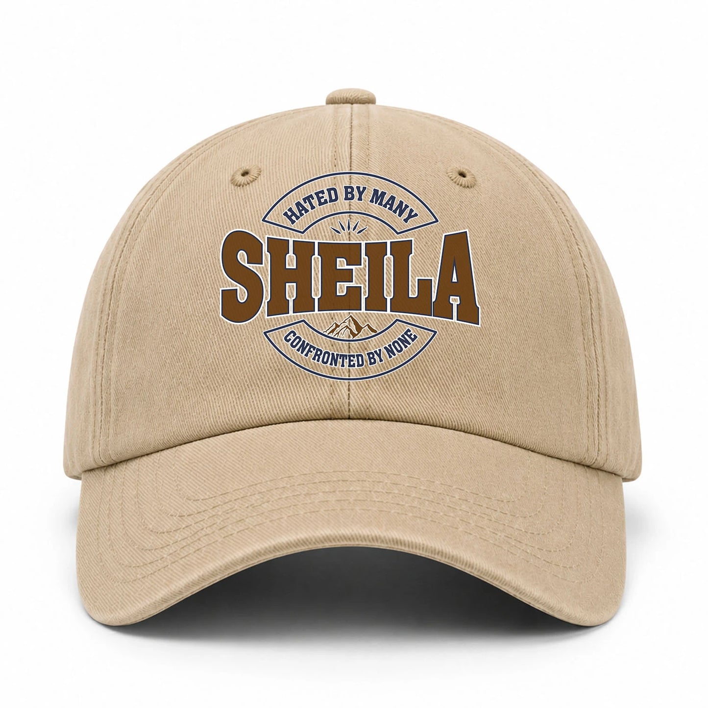 Hated By Many Confronted By None Washed Cap SHEILA 13K1 C36PF