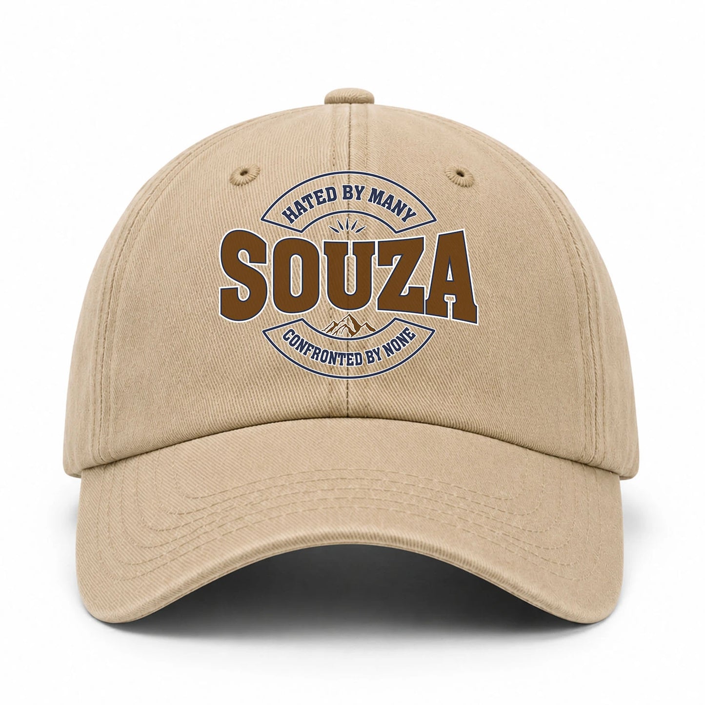 Hated By Many Confronted By None Washed Cap SOUZA 13K1 C36PF