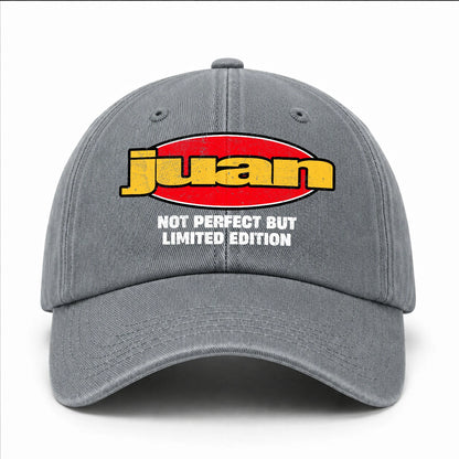 Your Name Not Perfect But Limited Edition Red Logo Washed Cap JUAN 13K1 C84PF