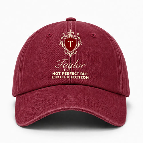 Not Perfect But Limited Edition Burgundy Washed Cap TAYLOR 13K1 C161PF