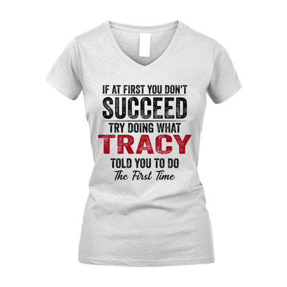 TRACY 13K1-357 If At First You Don't Succeed...