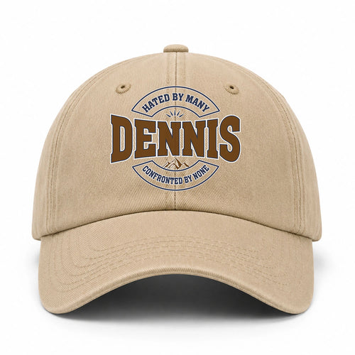 Hated By Many Confronted By None Washed Cap DENNIS 13K1 C36PF