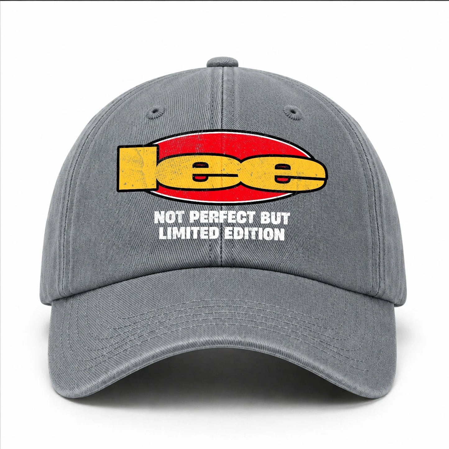 Your Name Not Perfect But Limited Edition Red Logo Washed Cap LEE 13K1 C84PF
