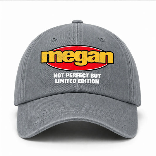 Your Name Not Perfect But Limited Edition Red Logo Washed Cap MEGAN 13K1 C84PF