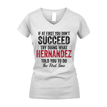 HERNANDEZ 13K1-357 If At First You Don't Succeed...