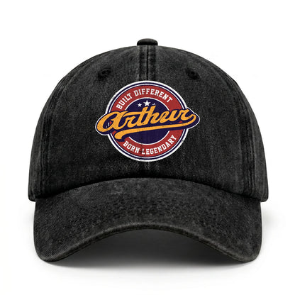 Built Different Born Legendary Logo Washed Cap ARTHUR 13K1 C65PF