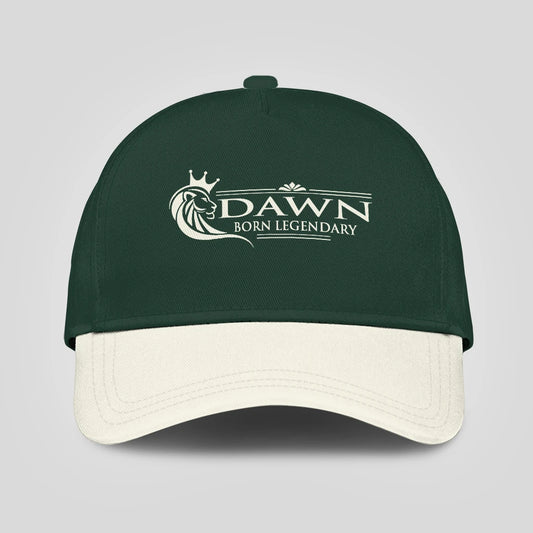 Born Legendary Lion Logo Sage Green And Beige Cap DAWN 13K1 C182PF