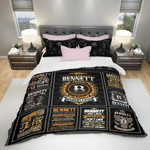 BENNETT Limited Edition Personalized Bedding Set 13K1-BS2