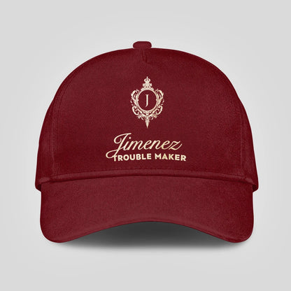 Trouble Maker Funny Royal Burgundy Cap JIMENEZ 13K1 C158PF