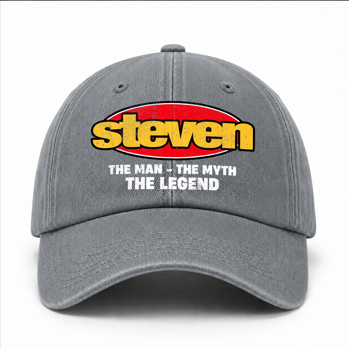 The Man The Myth The Legend Vintage Logo Washed Cap STEVEN 13K1 C162PF