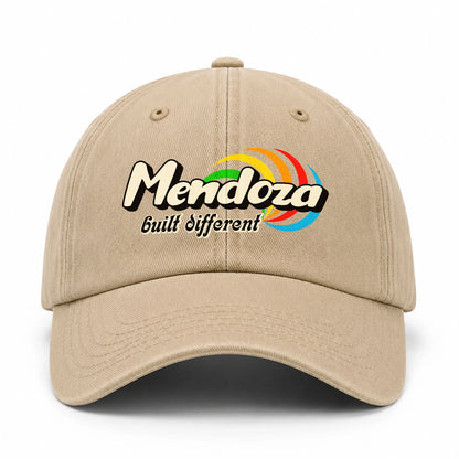 Your Name Built Different Retro Washed Cap MENDOZA 13K1 C55PF