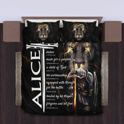 ALICE Limited Edition Personalized Bedding Set 13K1-BS1