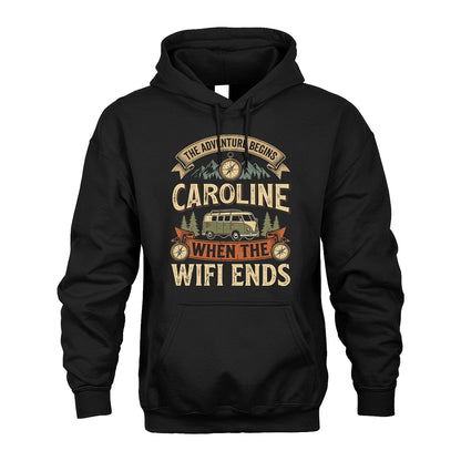 CAROLINE 13K1-547 The Adventure Begins Name When The Wifi Ends