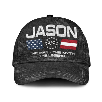 JASON 13K1-C11PF America 250 The man - The Myth - The Legend
