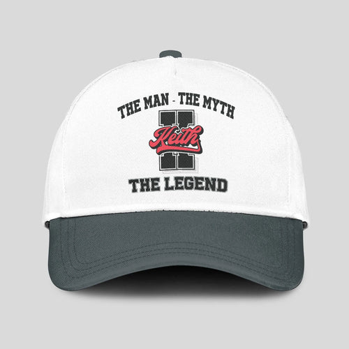 The Man The Myth The Legend Custom Initial Letter And Name Cap KEITH 13K1 C38PF