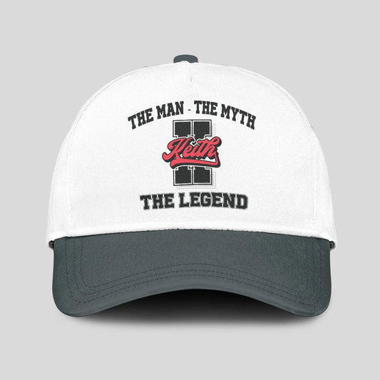 The Man The Myth The Legend Custom Initial Letter And Name Cap KEITH 13K1 C38PF