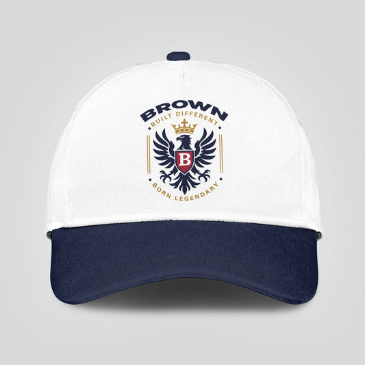 Built Different Born Legendary Elegant Blue And White Cap BROWN 13K1 C76PF