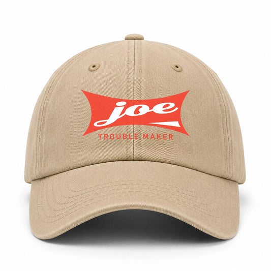 Trouble Maker Red Logo Washed Cap JOE 13K1 C78PF
