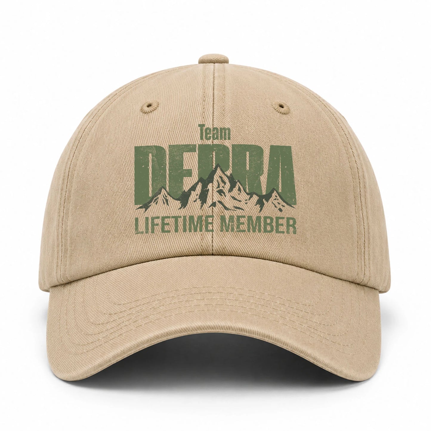 Team Your Name Lifetime Member Mountain Cap DEBRA 13K1 C58PF