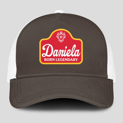 Born Legendary Charcoal Mesh Cap DANIELA 13K1 C196PF