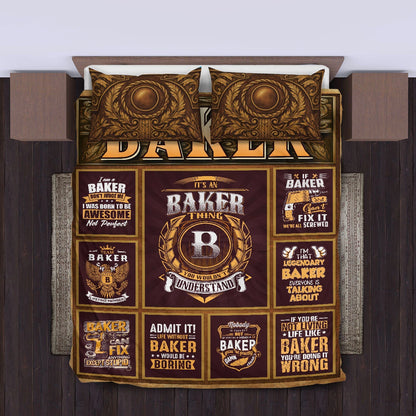 BAKER Limited Edition Personalized Bedding Set 13K1-BS3