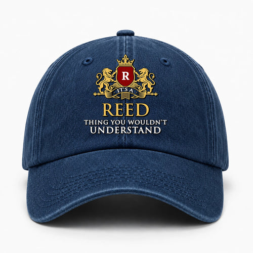 It's A Your Name Thing You Wouldn't Understand Royal Blue Washed Cap REED 13K1 C184PF