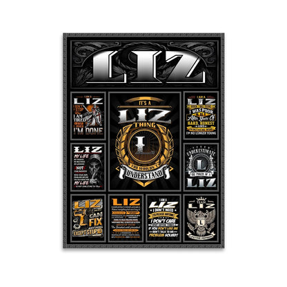 LIZ Personalized Sponge Floor Mat – Custom Printed Home Decor 13K1-AR2