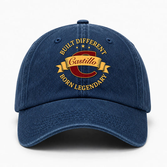 Built Different Born Legendary Royal Washed Cap CASTILLO 13K1 C71PF