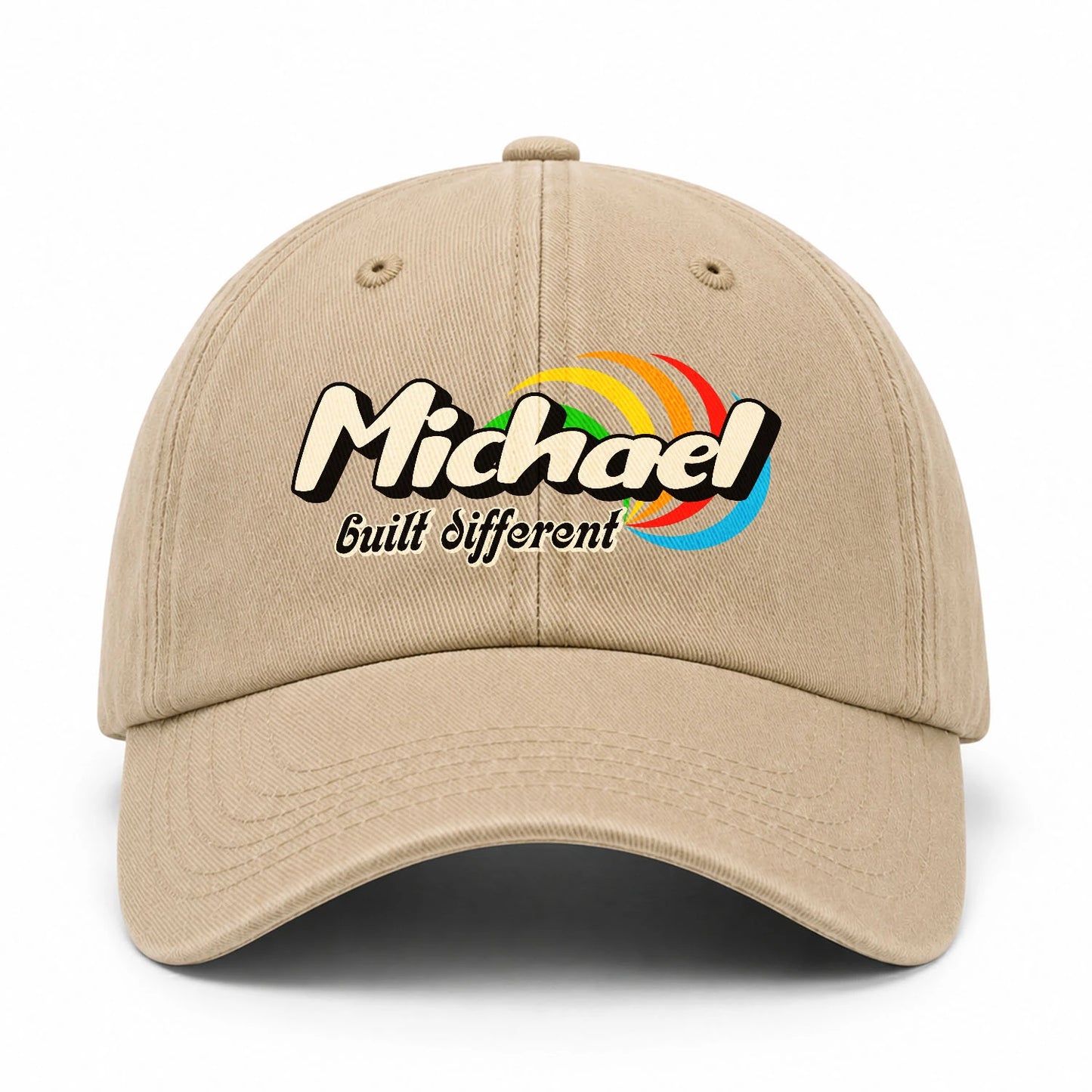 Your Name Built Different Retro Washed Cap MICHAEL 13K1 C55PF