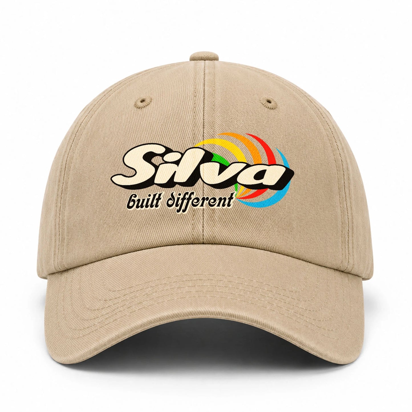 Your Name Built Different Retro Washed Cap SILVA 13K1 C55PF