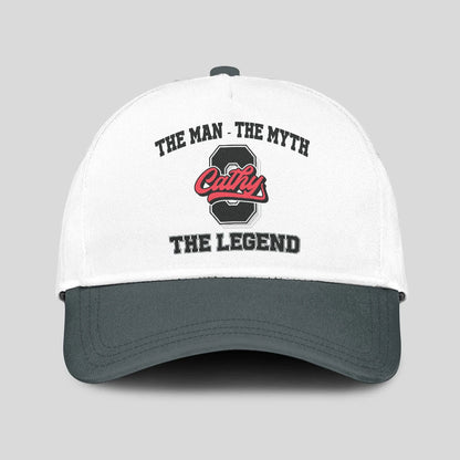 The Man The Myth The Legend Custom Initial Letter And Name Cap CATHY 13K1 C38PF