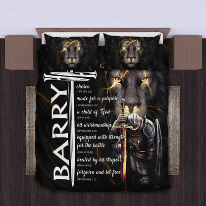 BARRY Limited Edition Personalized Bedding Set 13K1-BS1