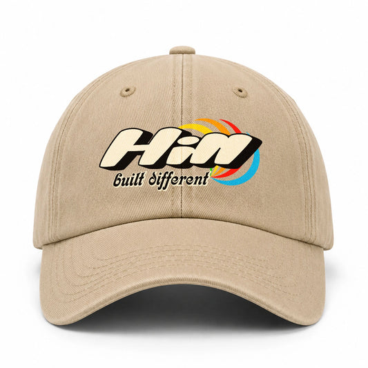 Your Name Built Different Retro Washed Cap HILL 13K1 C55PF