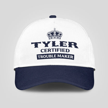 Certified Your Name Trouble Maker Washed Cap TYLER 13K1 C148PF