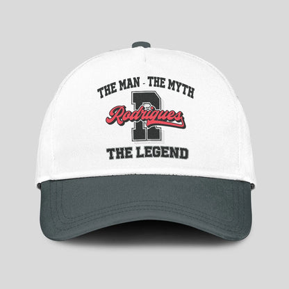 The Man The Myth The Legend Custom Initial Letter And Name Cap RODRIGUES 13K1 C38PF