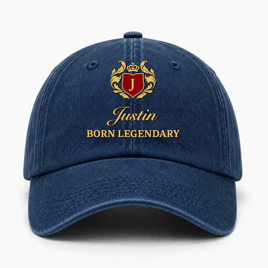 Born Legendary Royal Blue Washed Cap JUSTIN 13K1 C183PF