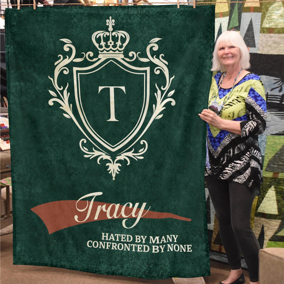 Hated by Many Confronted by None Old Money Blanket TRACY 13K1 BK19